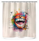 Organist's Optimistic Oceans Shower Curtain
